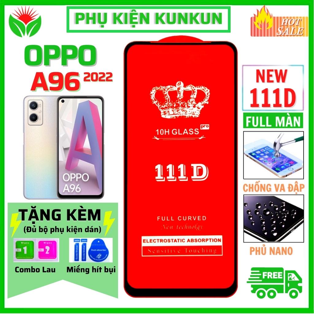 Cường lực Oppo a96 - Full màn hình 111D - Độ cứng 10H