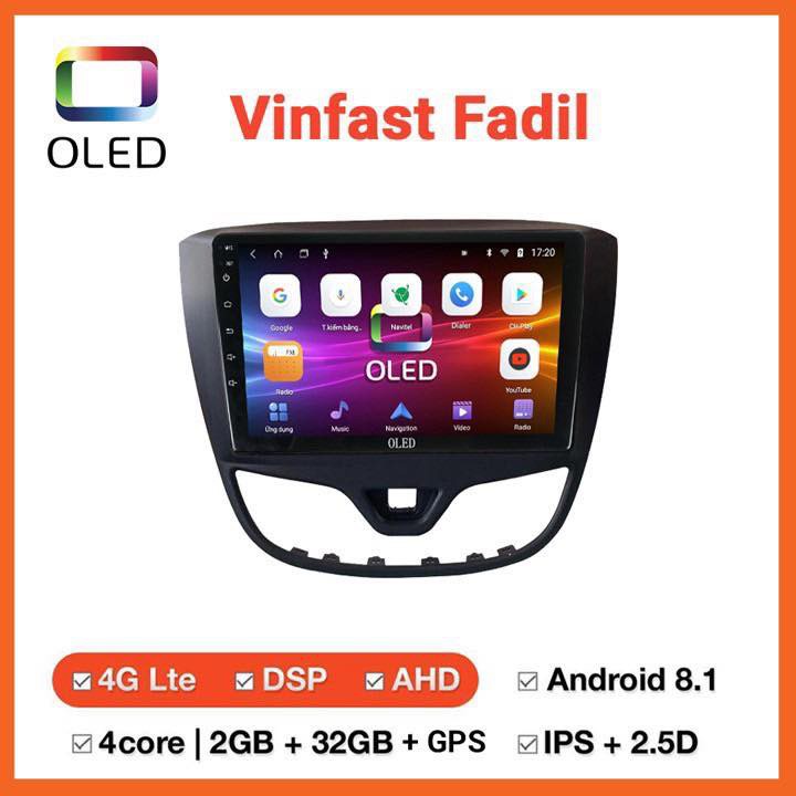 Màn hình android OLED C2 cho xe VinFast Fadil