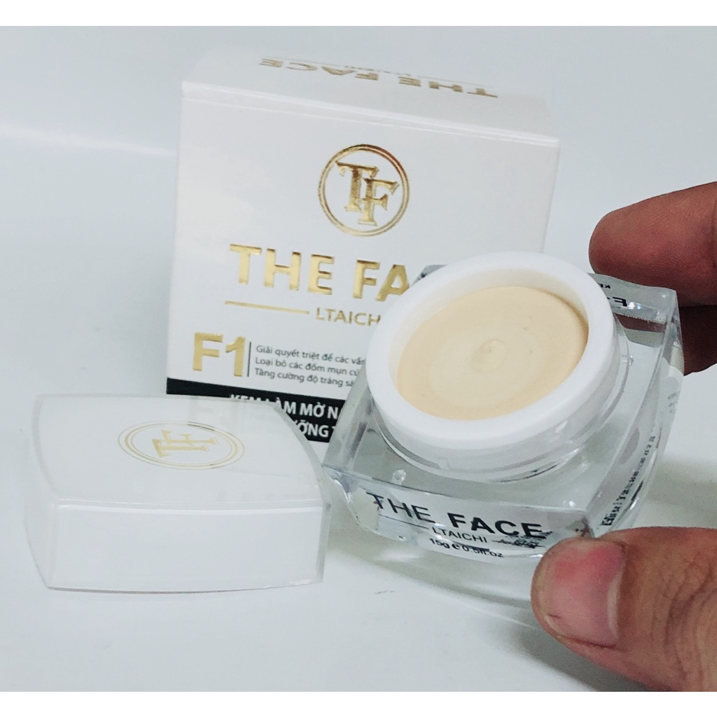 KEM THE FACE F1 LÀM MỜ VẾT NÁM NGỪA MỤN DƯỠNG TRẮNG DA 15G