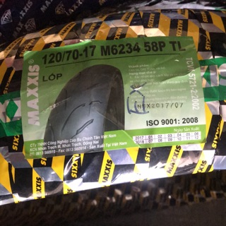Vỏ Maxxis 120/70-17 (Ex)