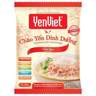 Cháo yến Yến Việt vị thịt bằm gói 50g