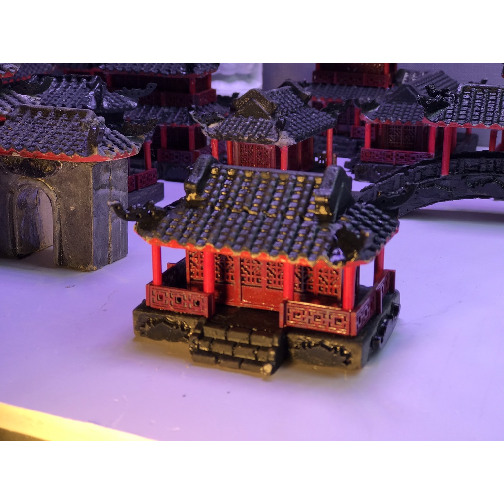 Bộ nhà mini Kelsey 1- phụ kiện trang trí tiểu cảnh, hòn non bộ, bể cá, sân vườn