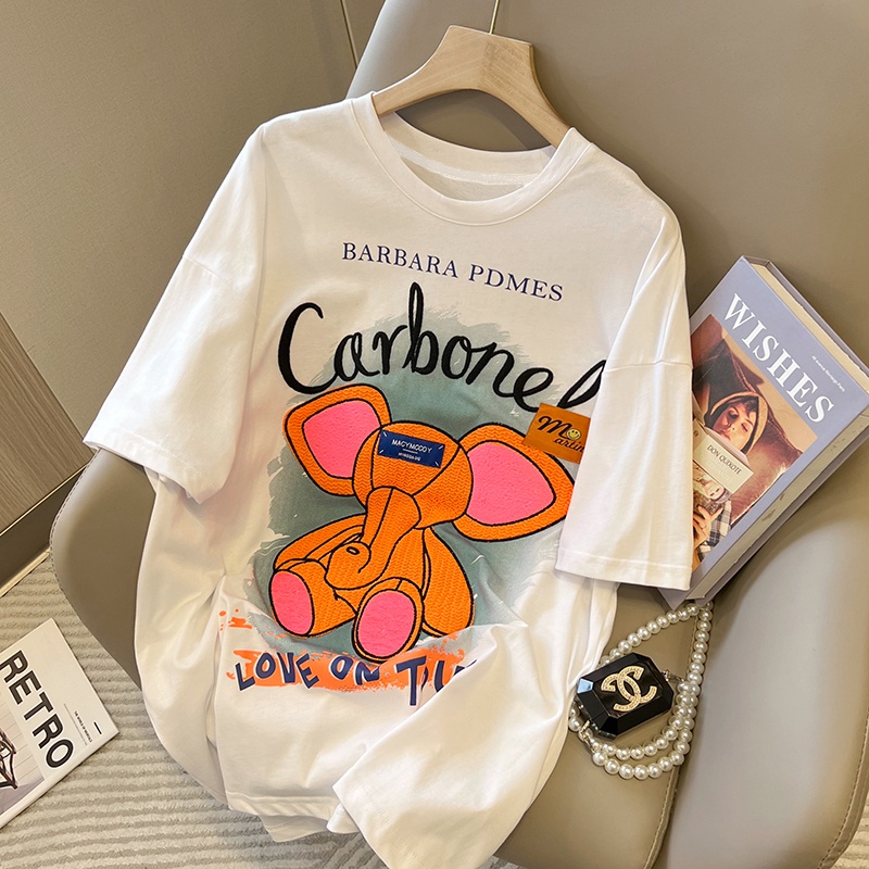 NRVP Áo Thun Tay Ngắn Cổ Tròn Thời Trang Mùa Hè Phong Cách Hàn Quốc 2022 Cho Nam Và Nữ