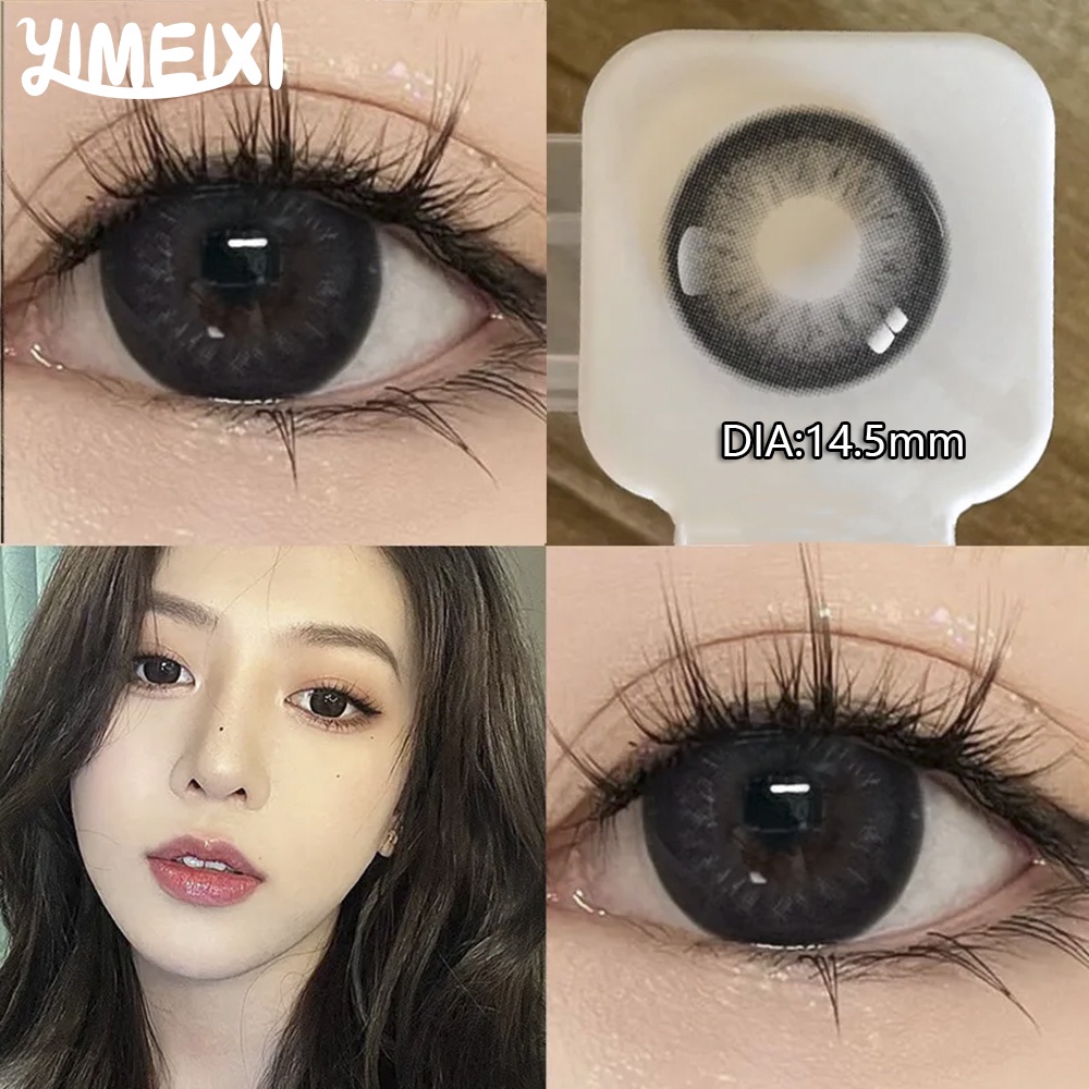 1 Cặp Kính Áp Tròng Nhiều Màu Sắc 14.5MM lens mắt lens xám lens xanh