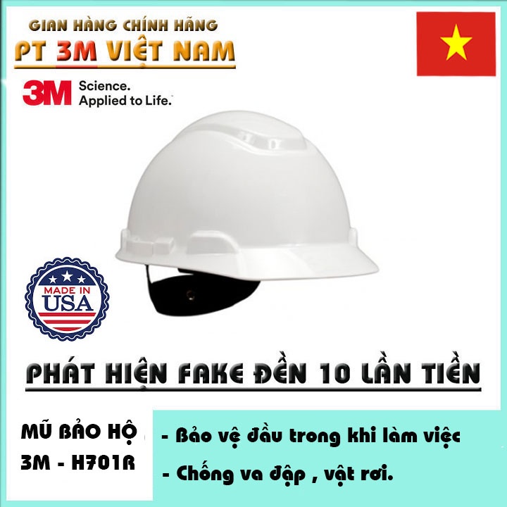 Mũ bảo hộ lao động 3M H-701R