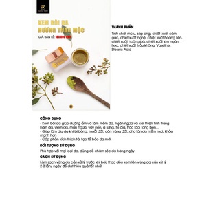 Kem Bôi Da Hương Thảo Mộc Dưỡng Ẩm Da Làm Cho Làn Da Mềm Mại Khỏe Mạnh Hơn