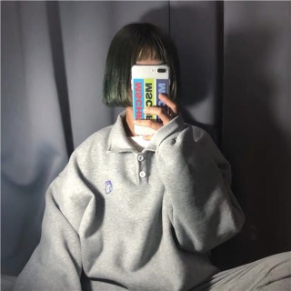 Áo hoodie cổ polo
