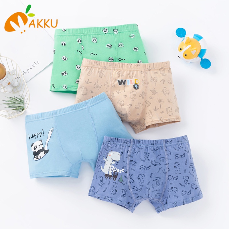 Quần Lót boxer Chất Liệu cotton Cao Cấp Thời Trang Dành Cho Bé Trai Từ 2-12 Tuổi