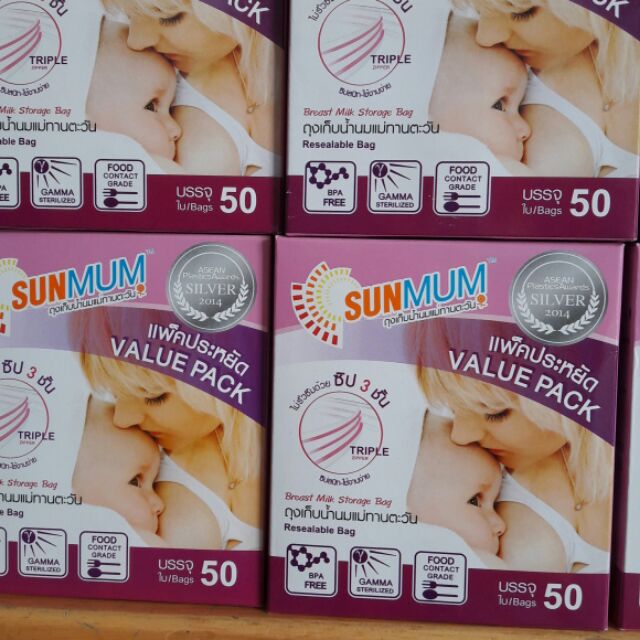 Túi trữ sữa SunMum Thái Lan