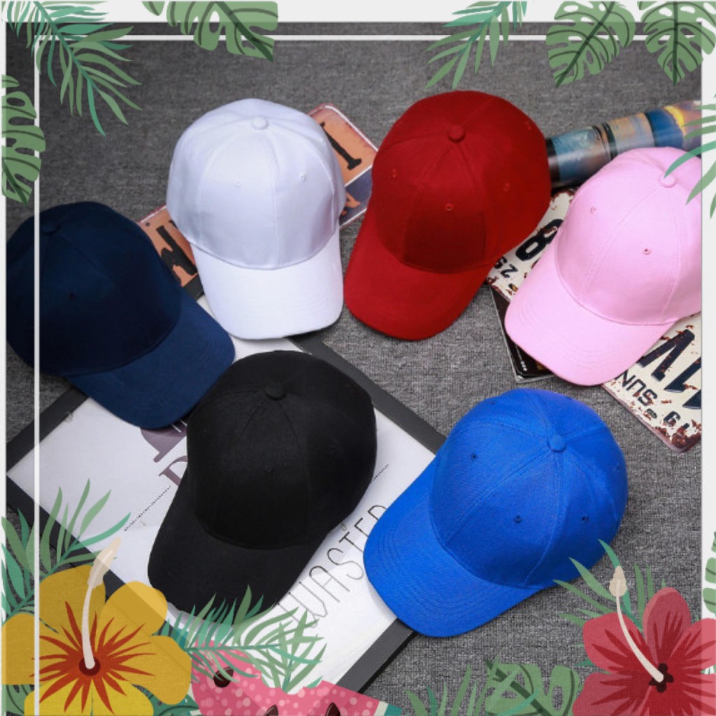 Mũ lưỡi trai trơn unisex nhiều màu sắc thời trang, form chuẩn, nón kết dành cho nam và nữ. NVMshop