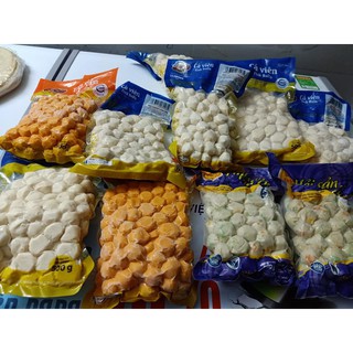 viên xiên các loại hàng công ty siêu ngon,túi 500gr