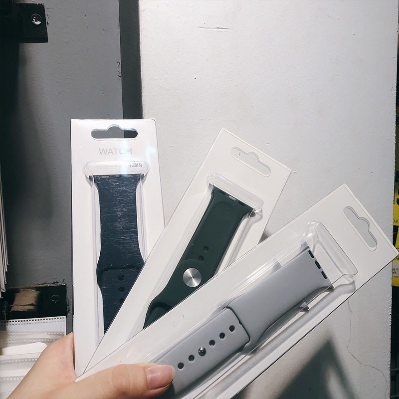 Dây đeo cao su Sport band Apple Watch 38 | 40 | 42 | 44mm cao cấp cho Series 1 2 3 4 5 6