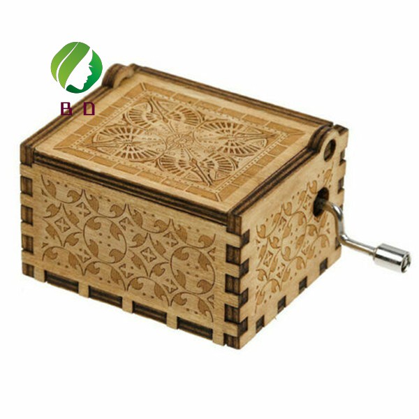 Tiktok ins To My Wife Engraved Wood Music Box Anniversary Valentines' Gifts tiktok