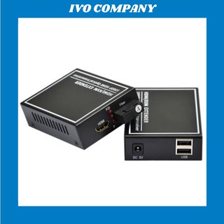 Cặp Converter Quang HDMI và USB 1080P