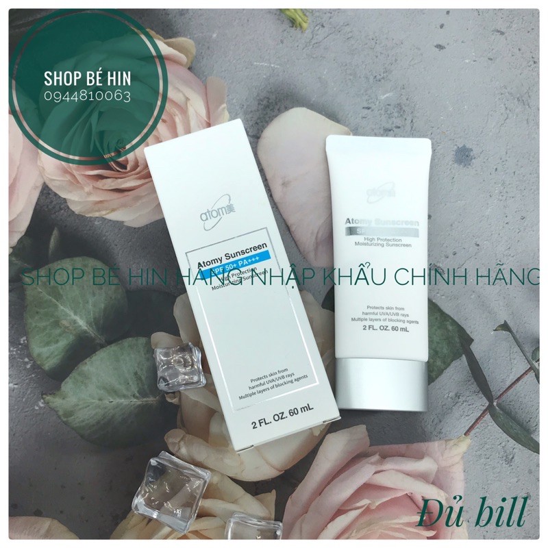 (Đủ bill Hàn) Kem chống nắng Hàn Quốc siêu lành tính giúp lớp chống nắng tự nhiên tệp da không trắng bệch, không vón cục