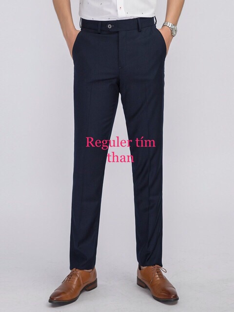 Quần Âu Quần Tây ARISTINO - ATR00208 Reguler - Đen +  Xam + Tím Than 29/31/32