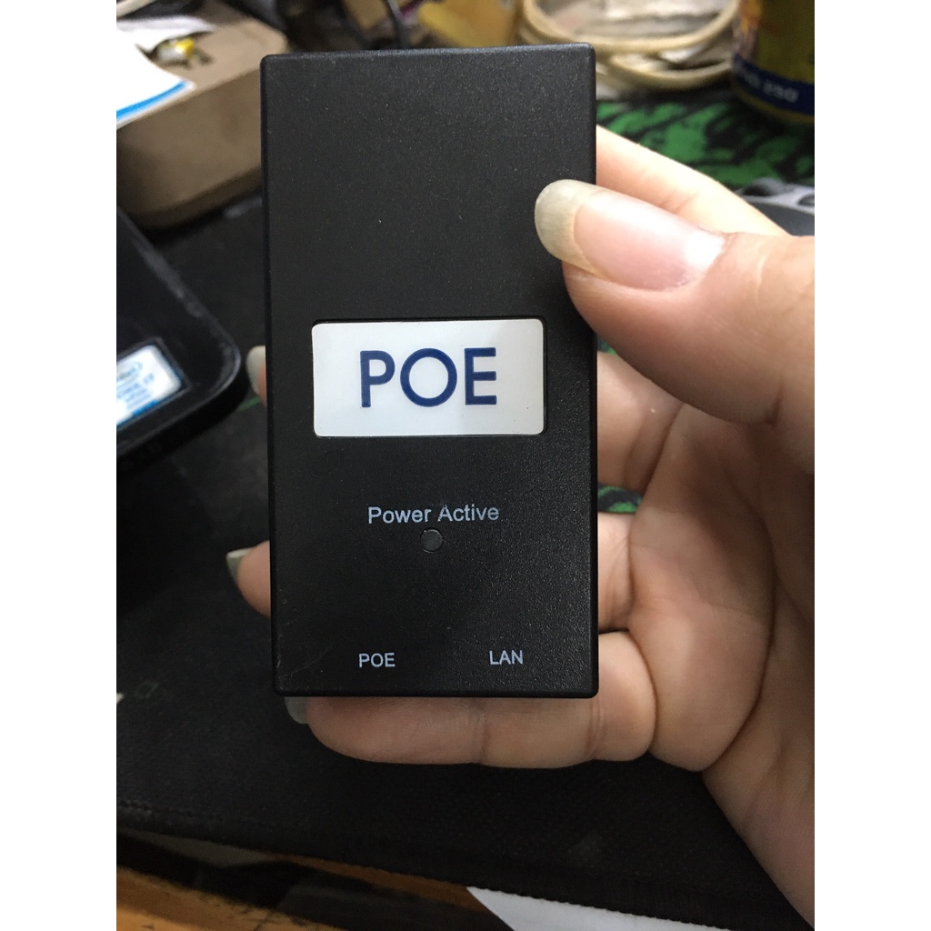 🌟CHÍNH HÃNG QUA SỬ DỤNG🌟 Bộ Nguồn điện adapter POE 48v 0,5A kèm dây Ubiquiti