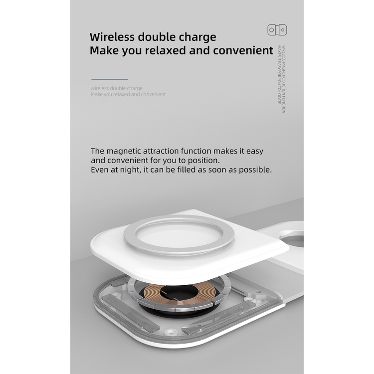 Dock Sạc Không Dây CALSTONE 2-IN-1