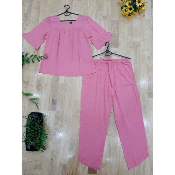 Bộ tole/lanh nữ QUẦN DÀI, áo tay lở vnxk f21 siêu đẹp, size M, L Bộ tole nhiều màu đẹp, HOA 10 GIO