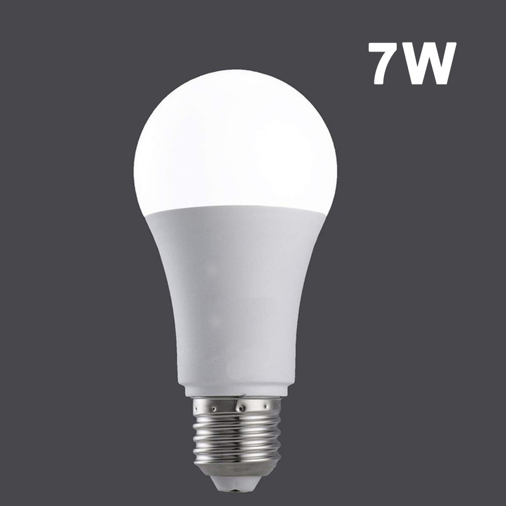 1 Bóng Đèn Led Thông Minh E27 Cảm Biến Ánh Sáng Trắng