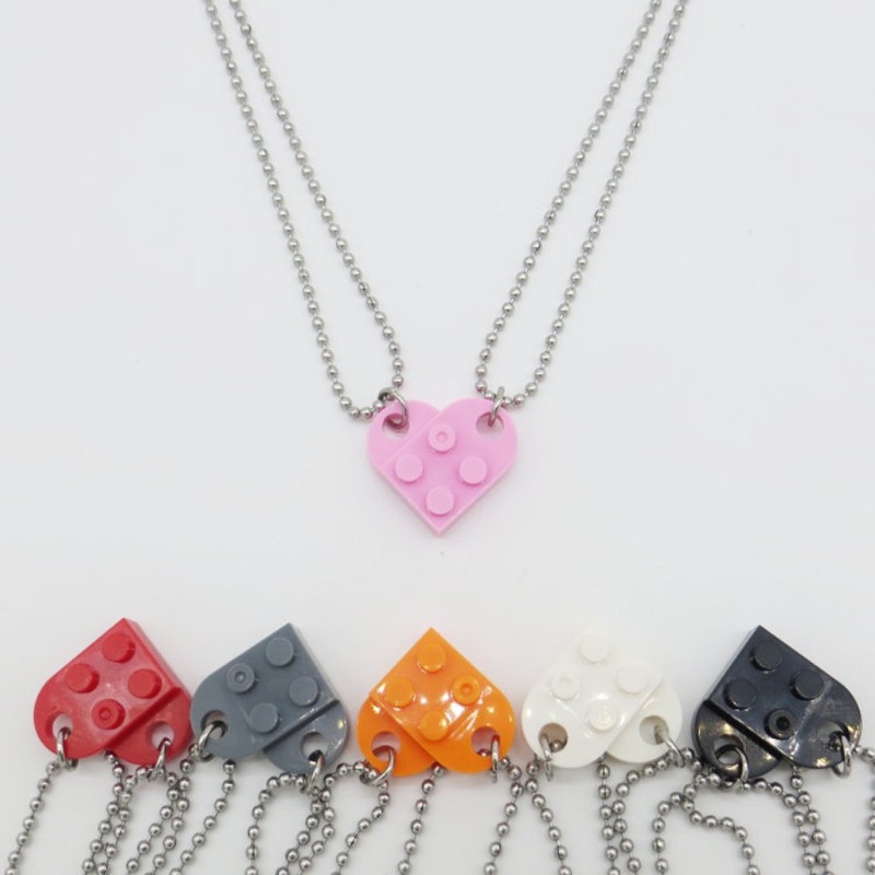 Set 2 vòng cổ Mảnh Ghép Trái Tim Cho Cặp Đôi
