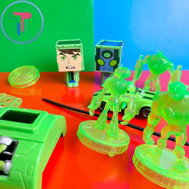 Bộ đồ chơi đồng hồ đeo tay biến hình alien ben 10 omnitrix 045-7