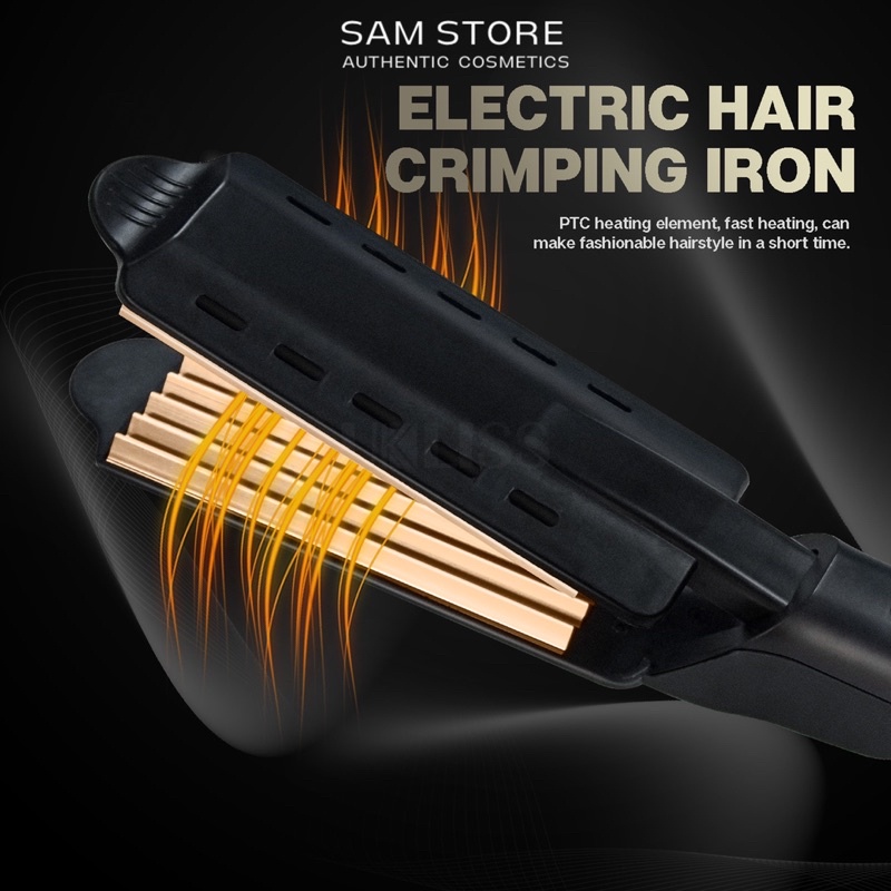 Máy dập phồng cao cấp với thiết kế tay cầm chống nóng, không mỏi tay khi sử dụng