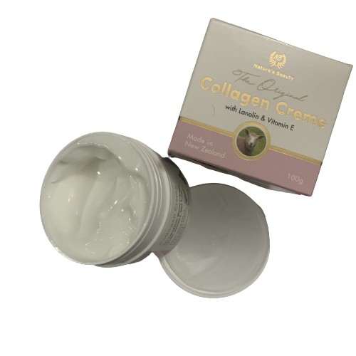 Kem dưỡng da Nature's Beauty Collagen Creme with Lanolin & Vitamin E 100g