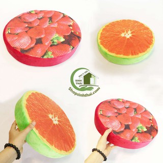 Đệm ngồi - nệm ngồi bệt hình trái cây - giao màu ngẫu nhiên