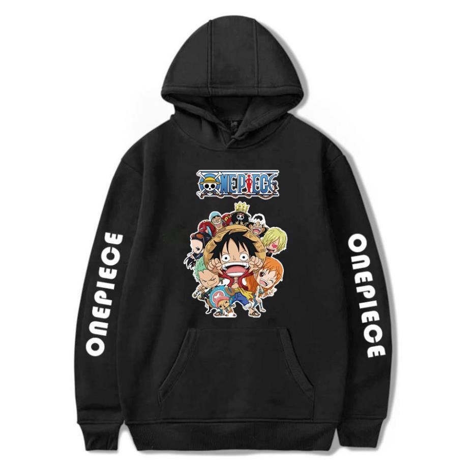 HOT- BST Áo Hoodie In ONE PIECE đủ nhân vật cực chất kèm khuyến mại