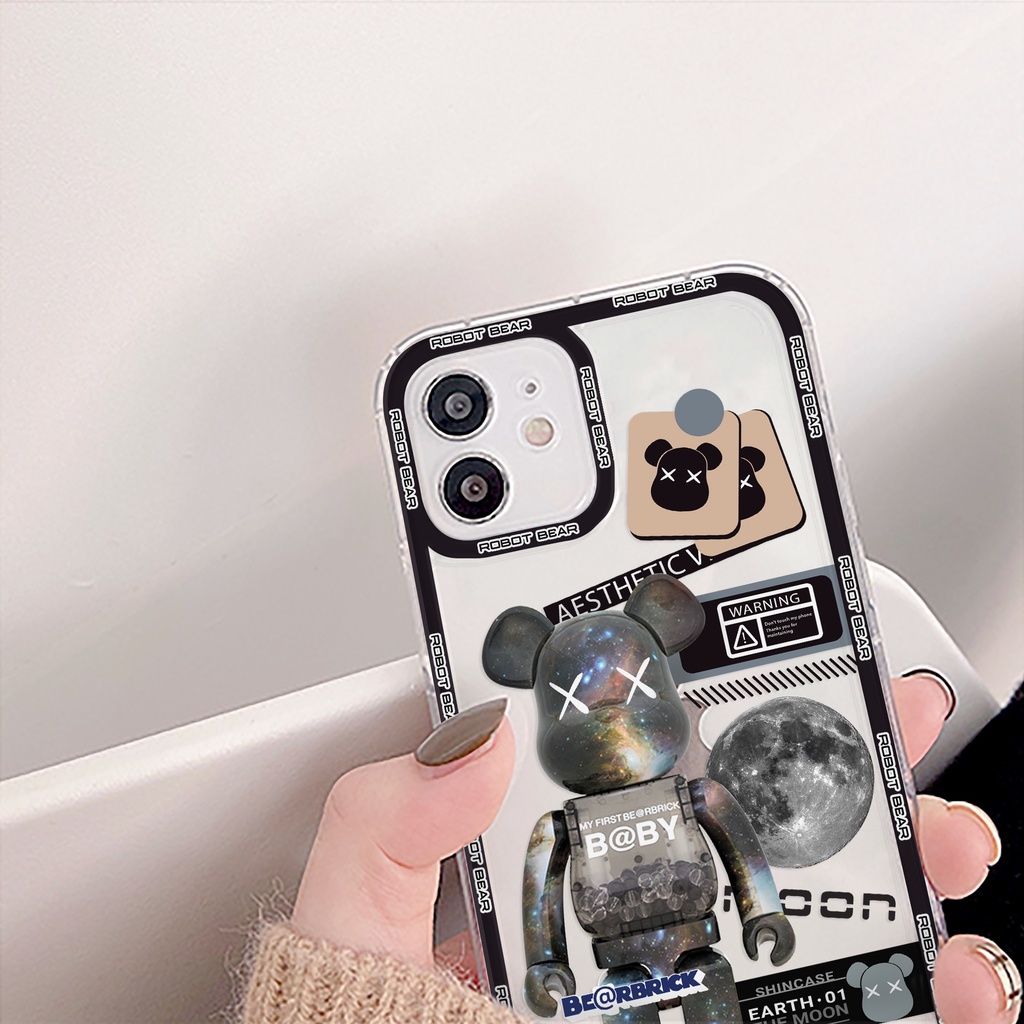 Ốp lưng iphone X-Moon trong cạnh vuông 6/6plus/6s/6splus/7/7plus/8/8plus/x/xs/11/12/13/14/pro/max/promax/plus/shin/case