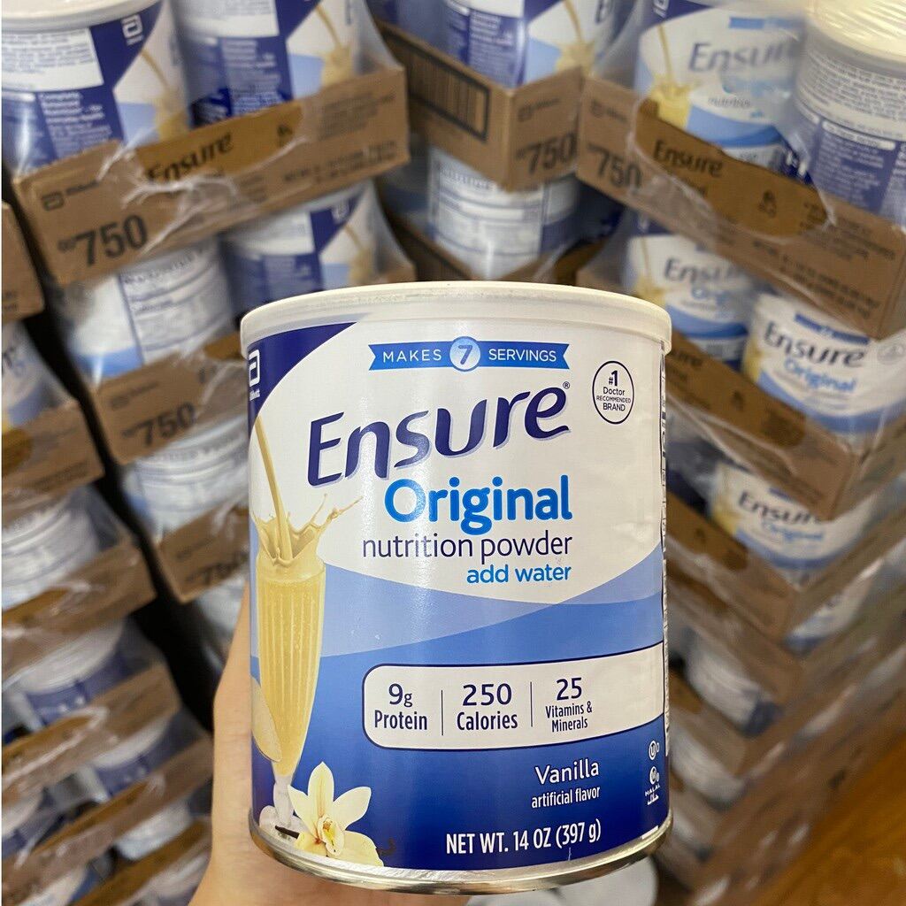 Sữa Bột Ensure Mỹ Original Nutrition Powder 397g Date Mới