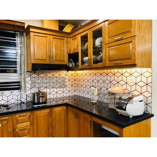 Decal gạch bông E108 set 30 ô 20x20 cm