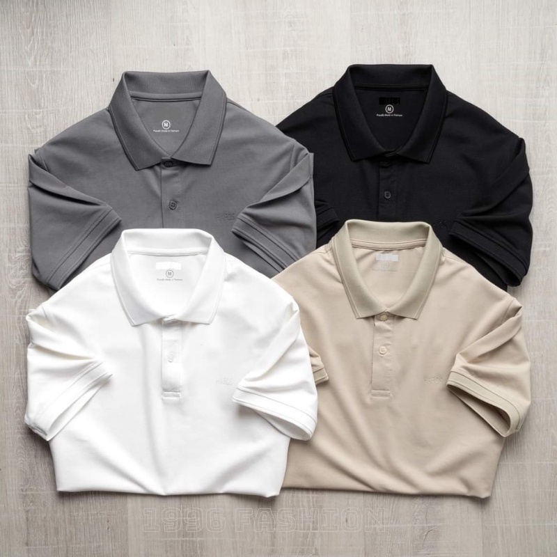 Áo thun nam POLO trơn vải cá sấu cotton cao cấp ngắn tay cực sang trọng