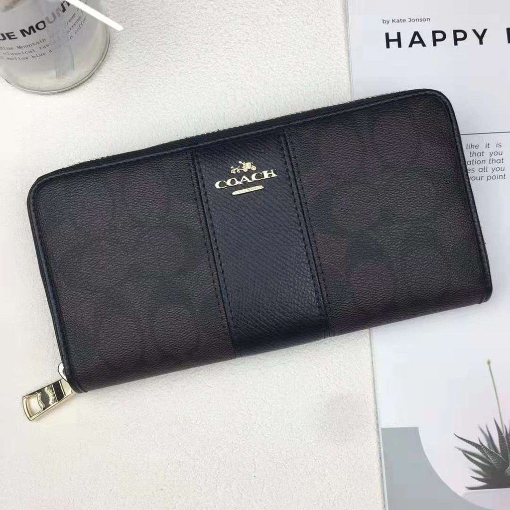 COACH ví dài nữ,ví nữ cầm tay da thật nhập khẩu / 52859 Ví Nữ Mini Cầm Tay