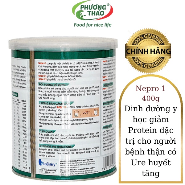 Sữa Nepro 1 400g (dành cho người bệnh thận) Date 2023