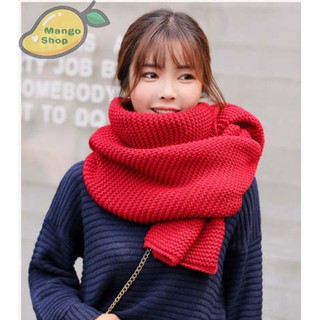Khăn len sợi to Style Hàn Quốc ( Khăn couple khăn len đôi )