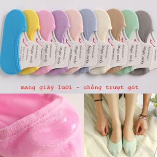 Set 10 đôi tất lười nữ 💖 FREESHIP  💖 vớ đi giày búp bê