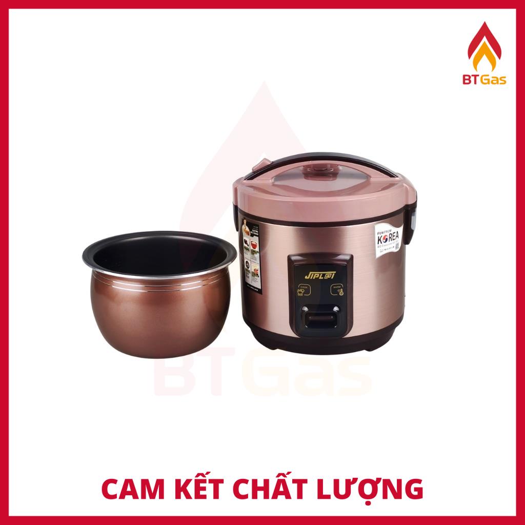 Nồi cơm điện nắp gài công suất 700W 2.2 Lít, nồi cơm điện lòng niêu siêu phủ men chống dính JIP LAI NC-669