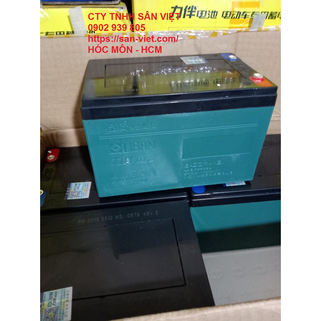 Bộ 4 BÌNH ẮC QUY DÙNG CHO XE ĐẠP ĐIỆN HIỆU LIBAN 12V [BÌNH ẮC QUY]