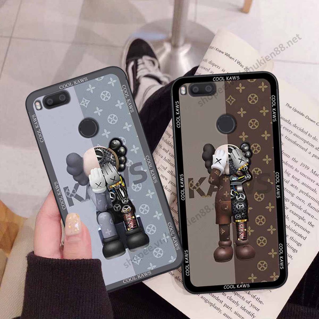 Ốp Xiaomi Mi A1 bear, k@ws thương hiệu phong cách ốp lưng thời trang cao cấp