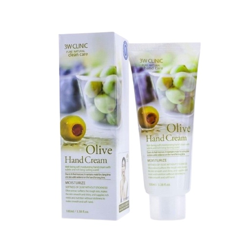 Kem dưỡng da tay 3W Clinic Olive Hand Cream 100ml