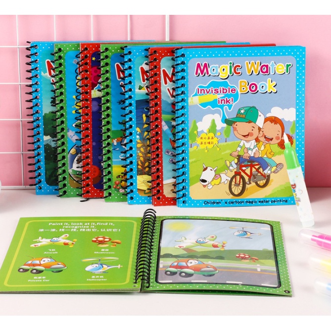 Tranh Tô Màu Nước Ma Thuật, Tập Tô Thần Kỳ Tự Xóa