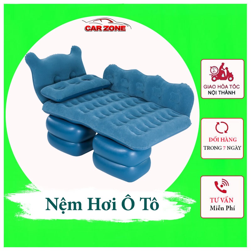 Nệm Hơi Ô Tô Cao Cấp - Đệm Hơi Ô Tô Loại Dày Chân Đế Rời Loại Giường Nằm.