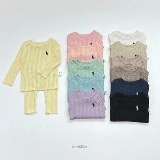 Lime&Blue Bộ đồ Gân Rapha cho bé gái , bé trai Hàn Quốc