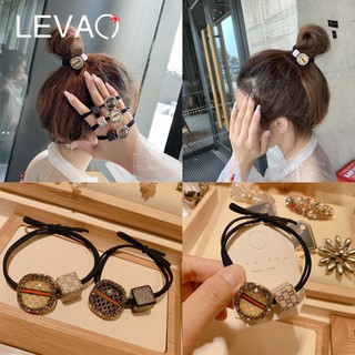  Dây Buộc Tóc Đính Kim Cương Giả Và Đá Phong Cách Retro Thời Trang Cho Phụ Nữ