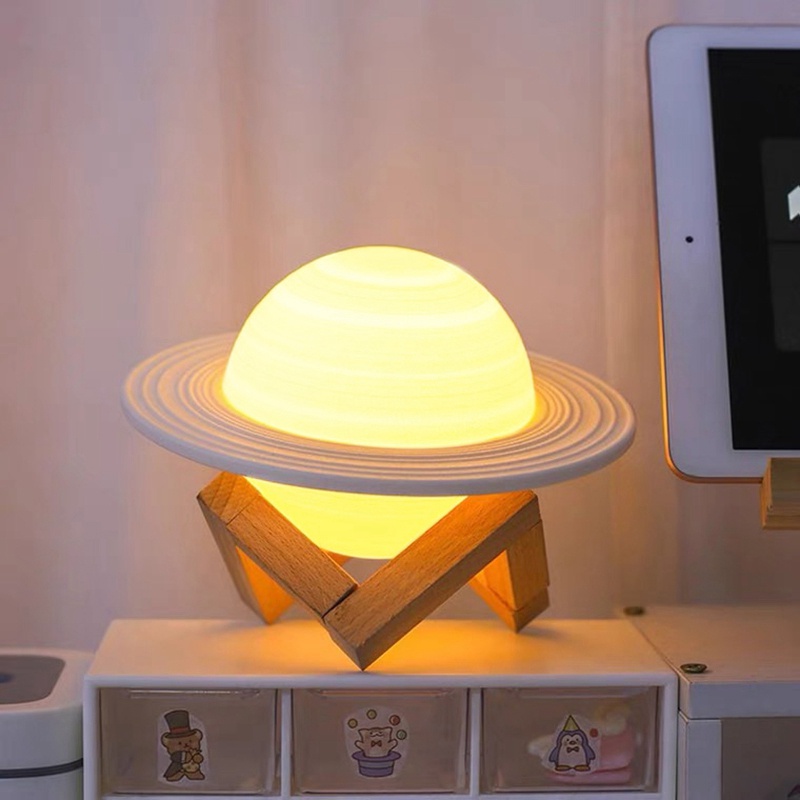 Đèn Ngủ Để Bàn Hình Mặt Trăng 3D Sáng Tạo