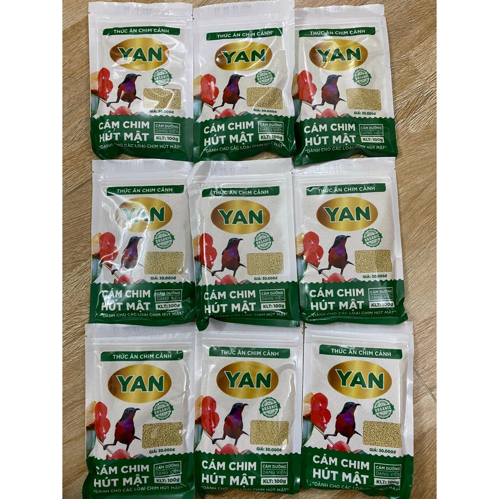 Cám chim hút mật Yan thời hạn sử dụng 1 năm