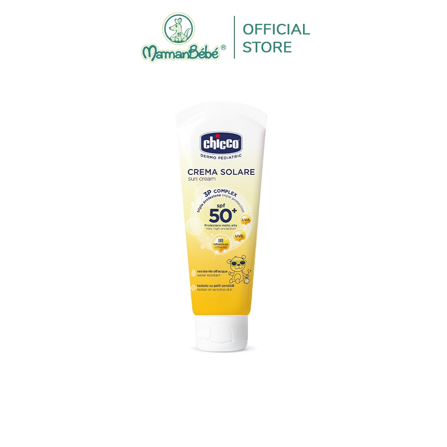 Kem chống nắng 3 tác động SPF 50+ dung tích 75ml Chicco
