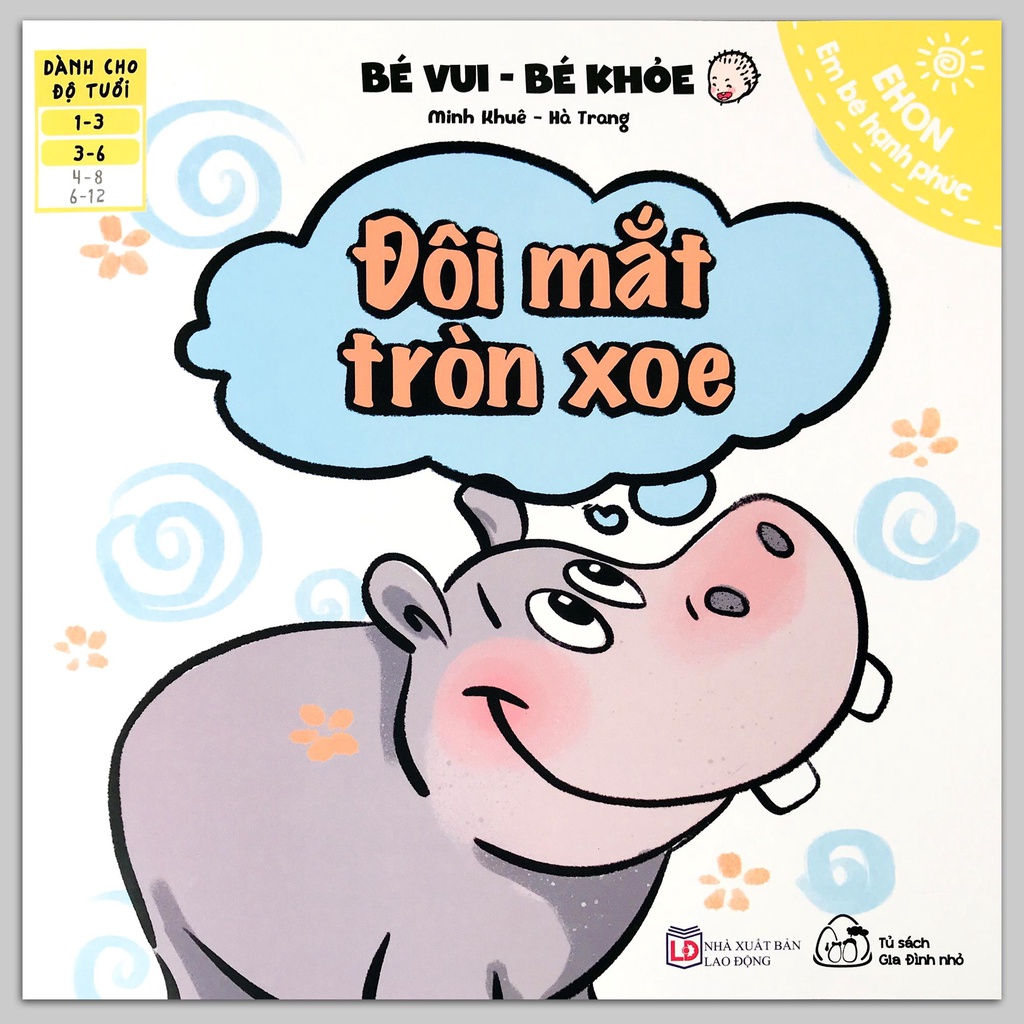 Sách - Ehon Bé Vui - Bé Khỏe (1-6 tuổi) - Đôi Mắt Tròn Xoe